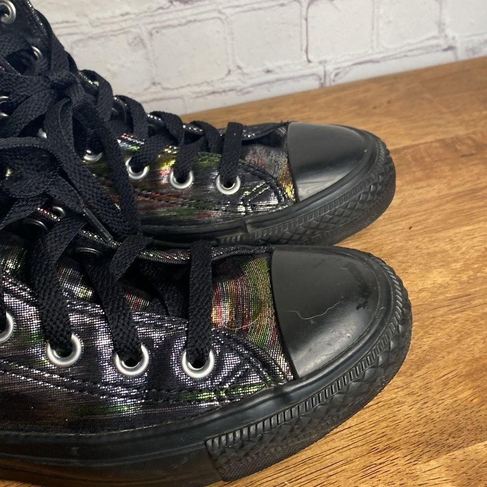 Converse Chuck Taylor High Top Metallic Canvas Sneaker Size 6 - Picture 6 of 17